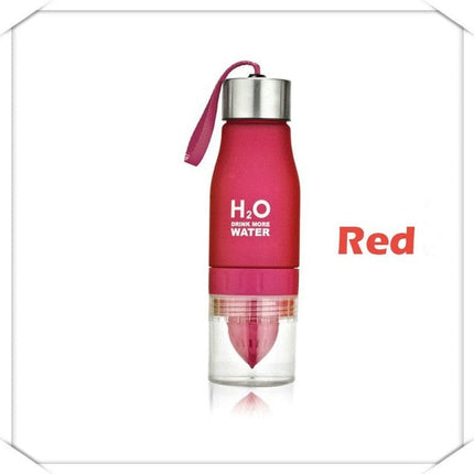 Portable Leak-Proof Frosted Plastic Water Infuser Bottle | 650ml Capacity | Easy Clean | Perfect for Fruit Infusions