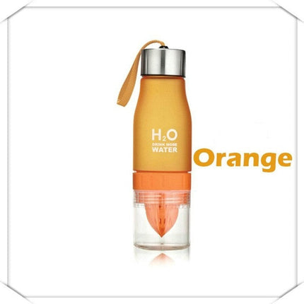 Portable Leak-Proof Frosted Plastic Water Infuser Bottle | 650ml Capacity | Easy Clean | Perfect for Fruit Infusions