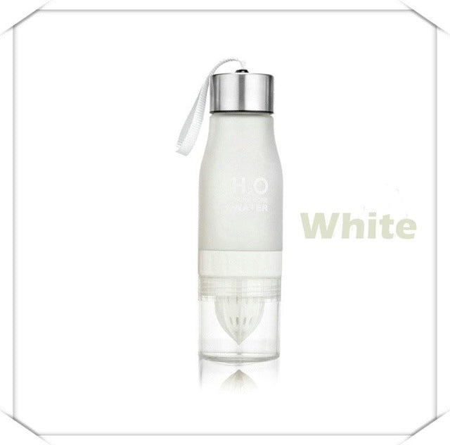 Portable Leak-Proof Frosted Plastic Water Infuser Bottle | 650ml Capacity | Easy Clean | Perfect for Fruit Infusions