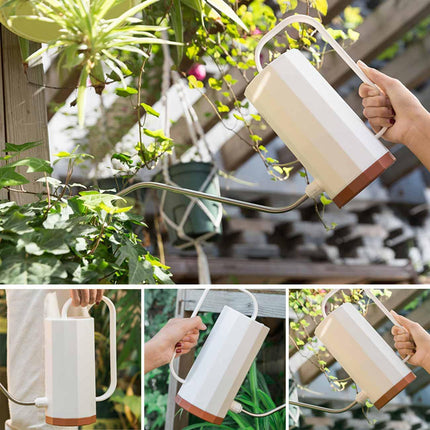 Geometric Gooseneck Watering Can | Large Capacity | Long Stainless Steel Spout | Stylish Modern Design | Durable Polypropylene Material | Ideal for House & Hanging Plants | Easy Refill | Pastel Colors
