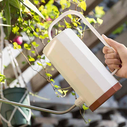 Geometric Gooseneck Watering Can | Large Capacity | Long Stainless Steel Spout | Stylish Modern Design | Durable Polypropylene Material | Ideal for House & Hanging Plants | Easy Refill | Pastel Colors