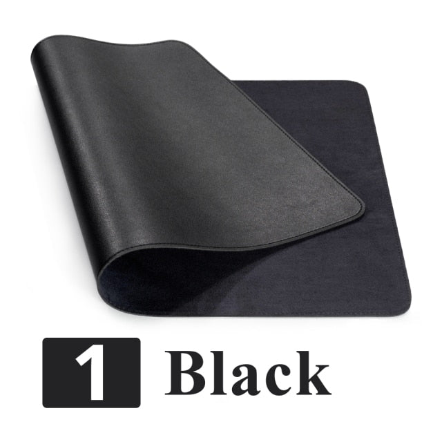 Non-Slip Polyurethane Leather Desk Mat | Available in 3 Sizes | 7 Pastel Colors | Smooth Surface for Enhanced Mouse Movement | Optional Mouse Pad Purchase | Includes Travel Strap for Easy Storage