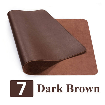 Non-Slip Polyurethane Leather Desk Mat | Available in 3 Sizes | 7 Pastel Colors | Smooth Surface for Enhanced Mouse Movement | Optional Mouse Pad Purchase | Includes Travel Strap for Easy Storage