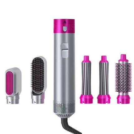 5-in-1 Versatile Hair Styler | Brush | Air Rollers | Blow Dryer Attachment | Multi-Styling for All Hair Types | Travel-Friendly Design | Advanced Heat Control | Protects Against Damage
