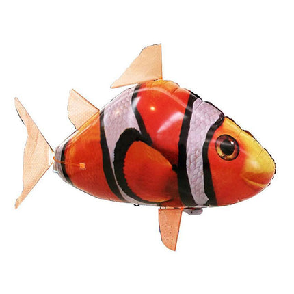 Remote Controlled Flying Shark Toy | Indoor RC Air Fish | Realistic Movement | Ages 8+ | Plastic Material | 3 AA Battery Powered | Includes Remote Control