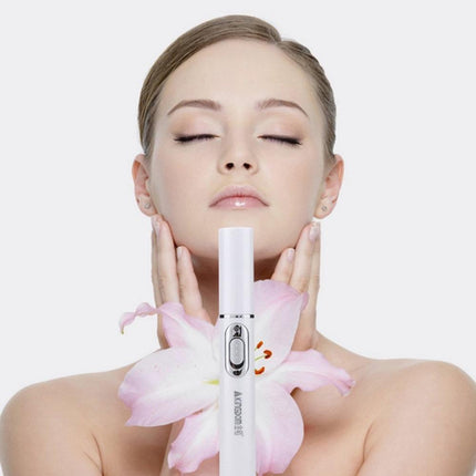 Blue Light Laser Treatment Pen | Removes Spots & Scars | Home Use | Thermal Therapy | For Skin Tags | Age Spots | Birthmark | Skin Pigmentation | No Side Effects | High-Tech Ion Function | Clear Skin