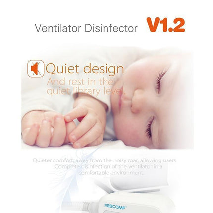 Rechargeable CPAP Cleaner & Sanitizer | Kills 99.9% Bacteria | Easy One-Button Operation | Portable Lightweight Design | No Water Needed | USB & AC Rechargeable | 7 Cleaning Cycles Per Charge | Travel-Friendly