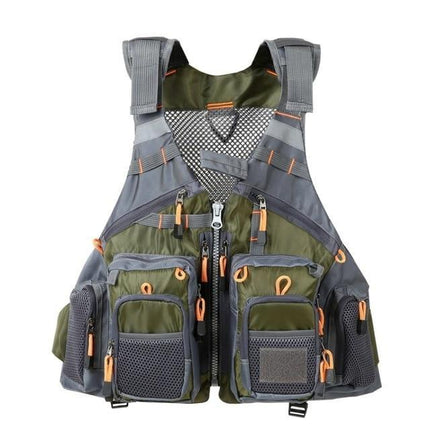 Professional Fishing Vest | Multi-Pocket Design | Adjustable & Breathable | Reflective Safety | Kayak & Canoe Compatible | Replaceable Foam Inserts | Ideal for Adventure Gear Storage | Supports Over 200 lb