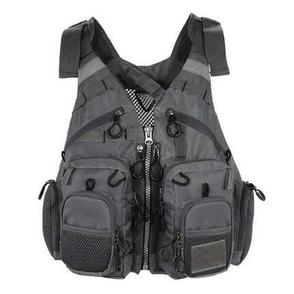 Professional Fishing Vest | Multi-Pocket Design | Adjustable & Breathable | Reflective Safety | Kayak & Canoe Compatible | Replaceable Foam Inserts | Ideal for Adventure Gear Storage | Supports Over 200 lb