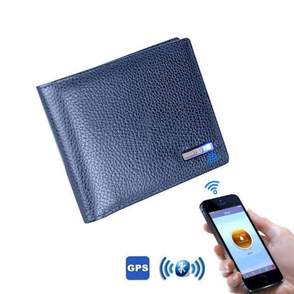 Smart Wallet | Built-in Bluetooth | Phone App Connectivity | Anti-Theft & Anti-Lost Alarm | Slim Design | High-Quality Leather | Track Location | Photo Capture Feature | 9.5 x 11 x 1 cm