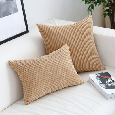 Corduroy Cushion Covers | Super-Soft Polyester Pillow Shams | Hidden Zipper Design | Warmth & Comfort | Sizes 45x45cm or 30x50cm | Cover Only