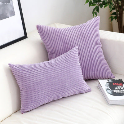Corduroy Cushion Covers | Super-Soft Polyester Pillow Shams | Hidden Zipper Design | Warmth & Comfort | Sizes 45x45cm or 30x50cm | Cover Only