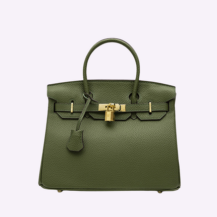 ELEANOR | Premium Faux Leather Handbag | Elegant Statement Piece | Versatile For Work, Events & Travel | Spacious Interior | Chic Makeup Organizer | Timeless Style | 23.5x30x15cm