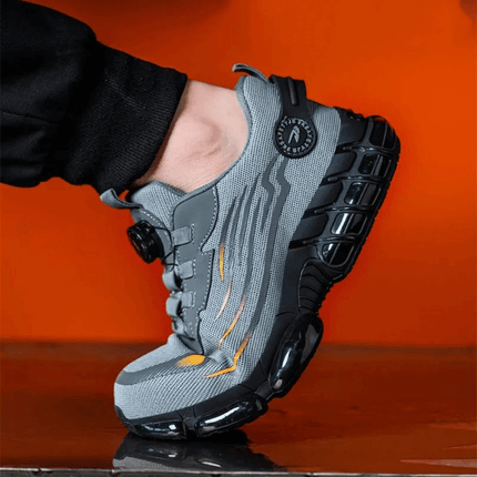 Orion | Men's Orthopedic Safety Footwear | Anti-Fatigue Polyurethane Sockliner | Kevlar Puncture-Resistant Soles | Non-Slip Outsole | Quick Switch Technology
