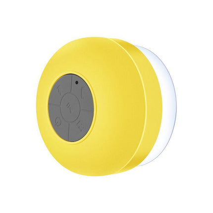 Waterproof Wireless Bluetooth Speaker | Portable Suction Cup Design | 3W Output | 5 Hours Playtime | 10 Meter Range | Compatible with Desktop, Wall, Window | USB Charging | Available in Multiple Colors