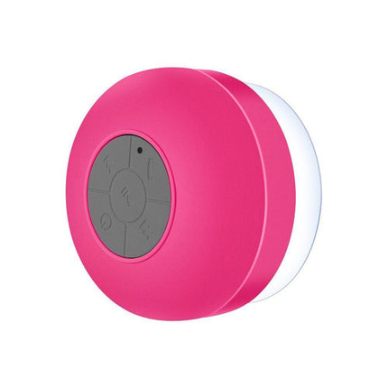 Waterproof Wireless Bluetooth Speaker | Portable Suction Cup Design | 3W Output | 5 Hours Playtime | 10 Meter Range | Compatible with Desktop, Wall, Window | USB Charging | Available in Multiple Colors