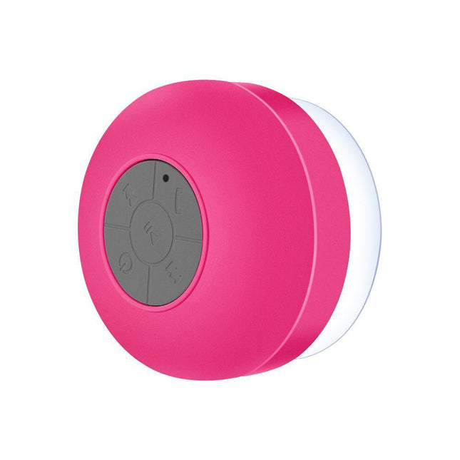 Waterproof Wireless Bluetooth Speaker | Portable Suction Cup Design | 3W Output | 5 Hours Playtime | 10 Meter Range | Compatible with Desktop, Wall, Window | USB Charging | Available in Multiple Colors