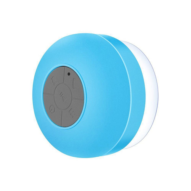Waterproof Wireless Bluetooth Speaker | Portable Suction Cup Design | 3W Output | 5 Hours Playtime | 10 Meter Range | Compatible with Desktop, Wall, Window | USB Charging | Available in Multiple Colors