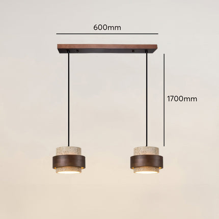 NOVASTONE | Sophisticated Pendant Light for Dining or Bedroom | Stylish & Luxurious Ceiling Fixture