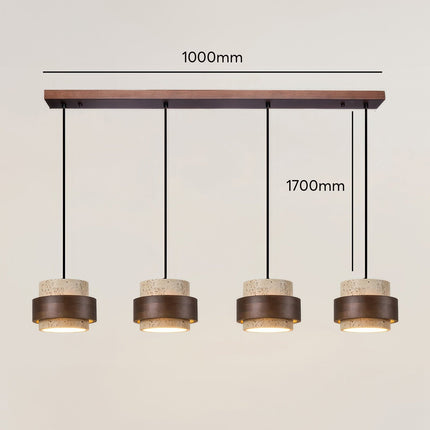 NOVASTONE | Sophisticated Pendant Light for Dining or Bedroom | Stylish & Luxurious Ceiling Fixture