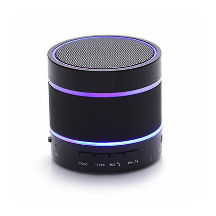 Portable Bluetooth Speaker | LED Color Changing Light | Built-In Microphone | USB & AUX Connectivity | Rechargeable Battery | Stereo Surround Sound | Compatible with iPhone, Android, Echo Devices