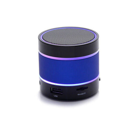 Portable Bluetooth Speaker | LED Color Changing Light | Built-In Microphone | USB & AUX Connectivity | Rechargeable Battery | Stereo Surround Sound | Compatible with iPhone, Android, Echo Devices