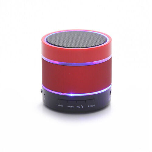Portable Bluetooth Speaker | LED Color Changing Light | Built-In Microphone | USB & AUX Connectivity | Rechargeable Battery | Stereo Surround Sound | Compatible with iPhone, Android, Echo Devices