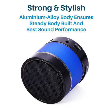 Portable Bluetooth Speaker | LED Color Changing Light | Built-In Microphone | USB & AUX Connectivity | Rechargeable Battery | Stereo Surround Sound | Compatible with iPhone, Android, Echo Devices