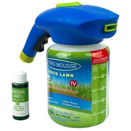 Liquid Grass Seed Sprayer | Lawn Repair | Wide Coverage | Easy-Spray Attachment | Growth-Boosting Liquid Included | Eco-Friendly | Universal Hose Connection | All Climate Suitable | Rapid Green Results
