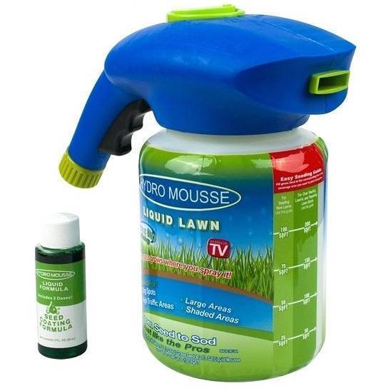 Liquid Grass Seed Sprayer | Lawn Repair | Wide Coverage | Easy-Spray Attachment | Growth-Boosting Liquid Included | Eco-Friendly | Universal Hose Connection | All Climate Suitable | Rapid Green Results
