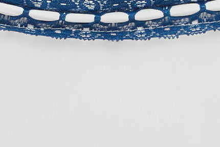 Juni Lace Detail Cheeky Cut Bikini Bottom | Tie Side | White Swimwear