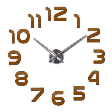 Acrylic 3D Wall Clock | Modern Quartz Design | 10 Colors | 3 Sizes | Artistic Home Decor | Bold Statement Timepiece