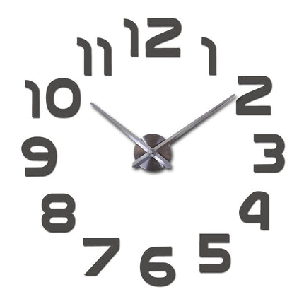 Acrylic 3D Wall Clock | Modern Quartz Design | 10 Colors | 3 Sizes | Artistic Home Decor | Bold Statement Timepiece