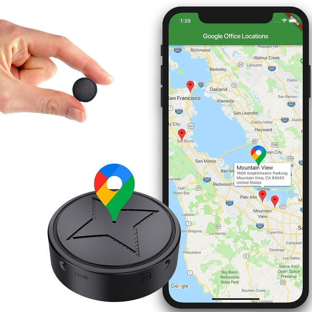 TrackFusion | Compact Magnetic GPS Device | Precision Tracking | Durable -20°C to 70°C | Long-lasting Battery | Smart Alerts | Dual GPS/LBS Mode | Reliable Global Connectivity
