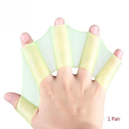 Hydrahand | High-Speed Swimming Hand Fins | Boost Strength & Efficiency | Ideal for Dive, Snorkeling, Surfing | Webbed Design for Aquatic Speed | Silicone Construction | S, M, L Sizes Available