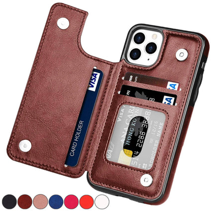 Premium Leather Phone Cover | Card Holder & Magnetic Closure | Stylish & Durable | Multiple Colors
