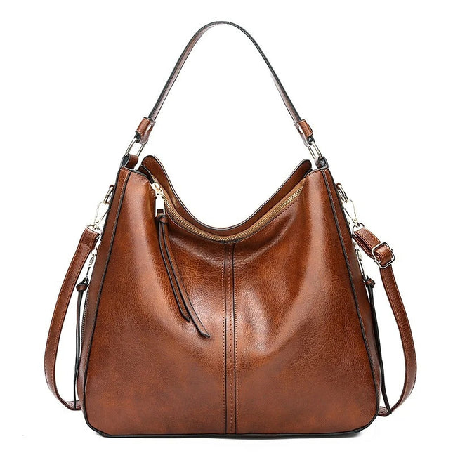 WINDY | Women's Vintage Hobo Shoulder Bag | Large Capacity Fashion Handbag | Soft Slouchy Silhouette with Stylish Detailing | Ideal for Work, Travel, Casual Outings | Fits Essentials | Everyday Effortless Style