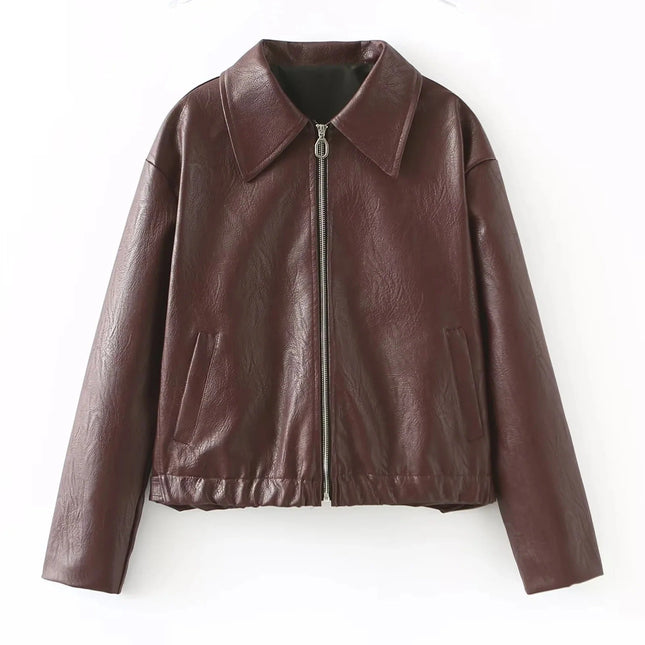 NEVAEH | Women's Bold Red & Black Streetwear Jacket | Sleek Silhouette | Tailored Fit for Casual & Trendy Fashion | Eye-Catching Versatile Outerwear