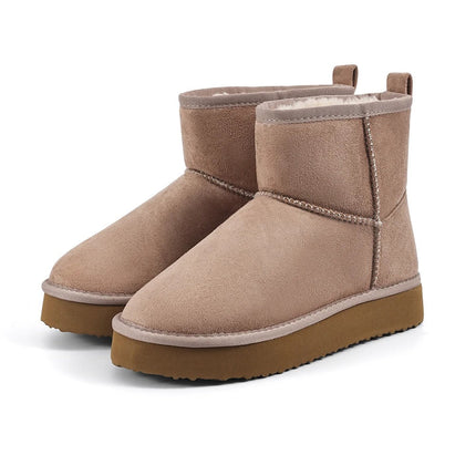 VICTORIA | Women's Water-Resistant Ankle Boots | Thick Sole | Memory Foam Comfort | Excellent Winter Grip