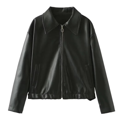 NEVAEH | Women's Bold Red & Black Streetwear Jacket | Sleek Silhouette | Tailored Fit for Casual & Trendy Fashion | Eye-Catching Versatile Outerwear