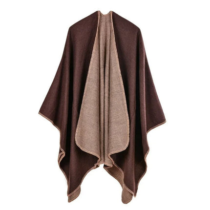 PAISLEY Poncho Cape | 4-in-1 Versatile Shawl Wrap Scarf for Women | Elegant & Cozy Winter Layering | Perfect for Casual, Office, Travel | Stylish Warmth