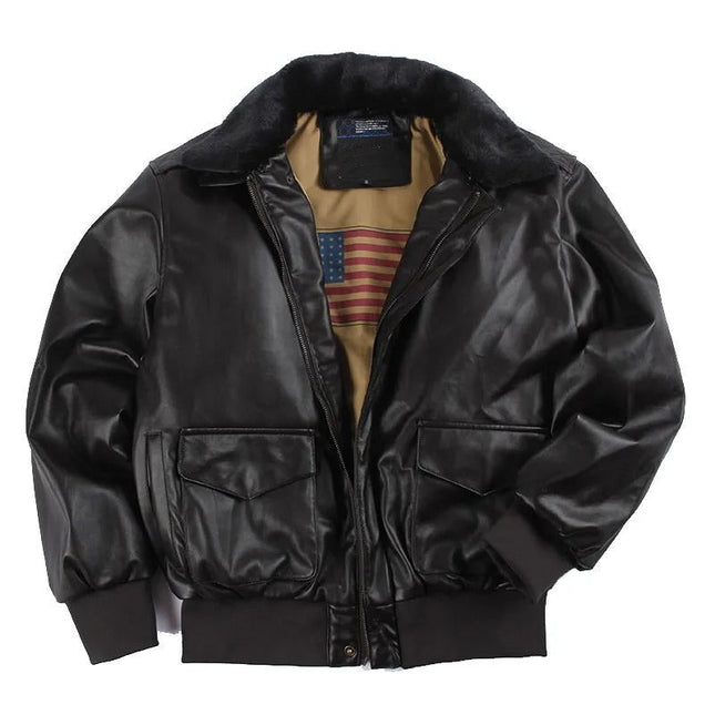 Neville | Vintage Leather Motorcycle Jacket | High-Quality Insulated Leather | Timeless Fit | Winter-Ready with Safety Features | Classic Design