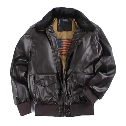 Neville | Vintage Leather Motorcycle Jacket | High-Quality Insulated Leather | Timeless Fit | Winter-Ready with Safety Features | Classic Design
