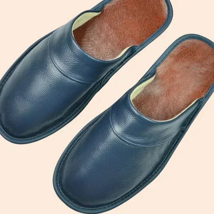 Lucas Leather Slippers for Men | Durable & Comfortable | 9 Colors | Trendy Design