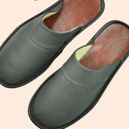 Lucas Leather Slippers for Men | Durable & Comfortable | 9 Colors | Trendy Design