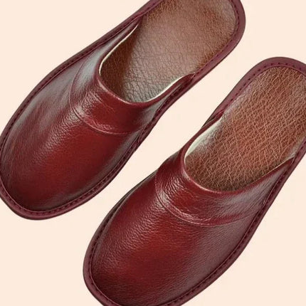 Lucas Leather Slippers for Men | Durable & Comfortable | 9 Colors | Trendy Design