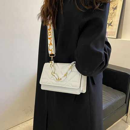 Savannah Quilted Crossbody Bag | Chain Strap | Flap Closure | Multiple Ways to Wear | 4 Colors Available