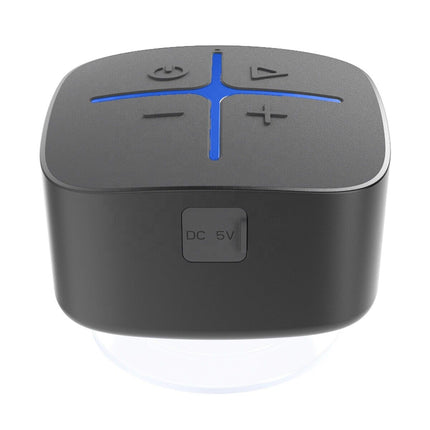 Portable Waterproof Bluetooth 5.0 Speaker | Suction Cup | 10 Hours Play Time | 5W Power | IP65 | Model MZ-513 | Audio Book Compatible | Detachable Suction for Bathroom | 650mAh Battery | DC 3.7V Power