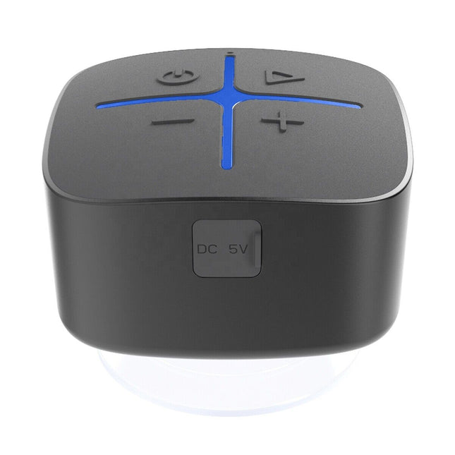 Portable Waterproof Bluetooth 5.0 Speaker | Suction Cup | 10 Hours Play Time | 5W Power | IP65 | Model MZ-513 | Audio Book Compatible | Detachable Suction for Bathroom | 650mAh Battery | DC 3.7V Power