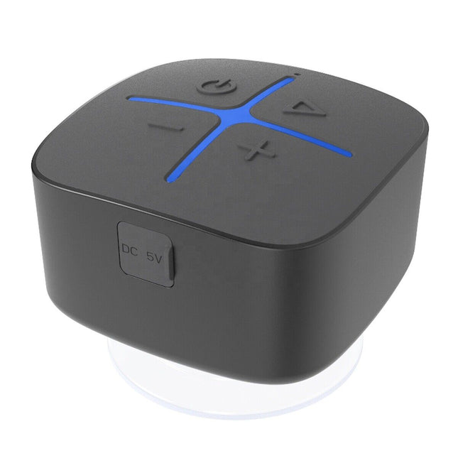 Portable Waterproof Bluetooth 5.0 Speaker | Suction Cup | 10 Hours Play Time | 5W Power | IP65 | Model MZ-513 | Audio Book Compatible | Detachable Suction for Bathroom | 650mAh Battery | DC 3.7V Power